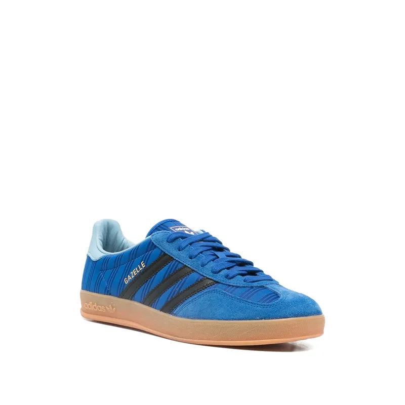 Adidas Gazelle Indoor Striped “Blue/Black” (IH9649)