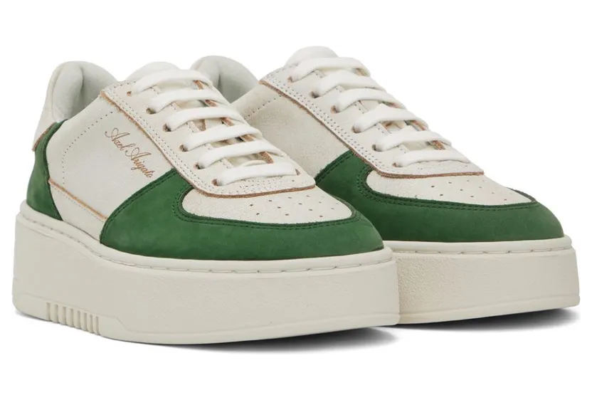 Axel Arigato Off-White & Green Orbit White/Kale Green (F0180036) (4)