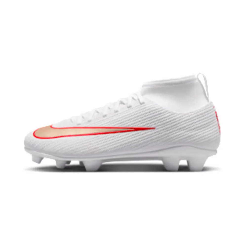 Nike Jr. Mercurial Superfly 11 Club ‘ Multi-Ground High-Top “White/Bright Crimson/Blur” (IU1795-100)