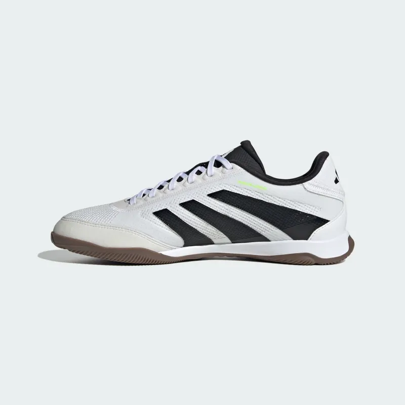 adidas Predator League Indoor Cloud White Core Black Lucid Lemon (JR7023)