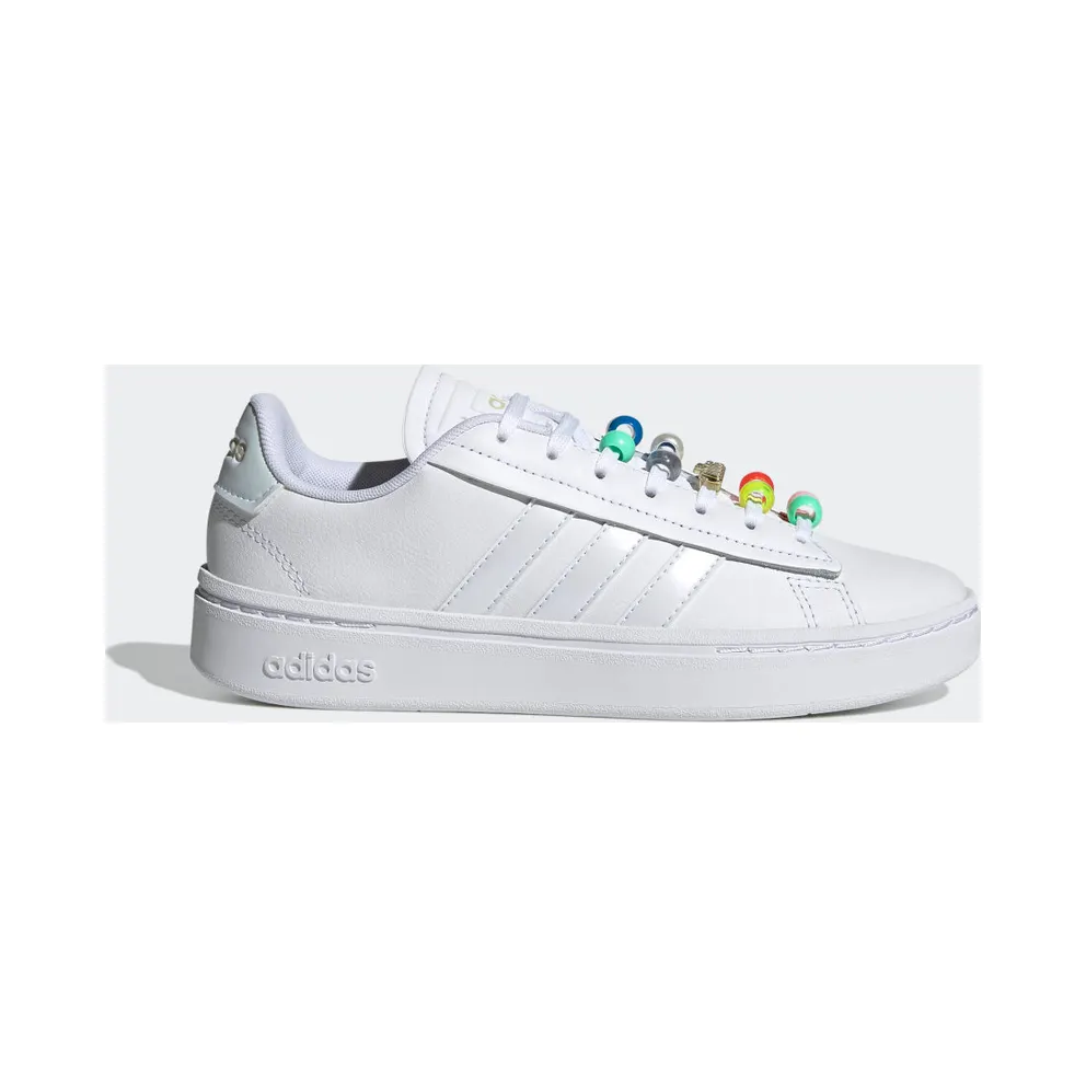 adidas Grand Court Alpha Schuh Cloud White / Cloud White / Gold Metallic (GW1066)