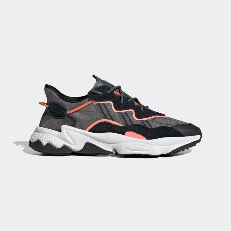Adidas Ozweego ‘Black Signal Coral’ Core Black/Grey Six/Signal Coral (EF4289)
