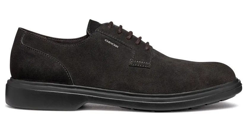 Geox suede lace-up sneakers – Bruin (U16DCD00022C6024)