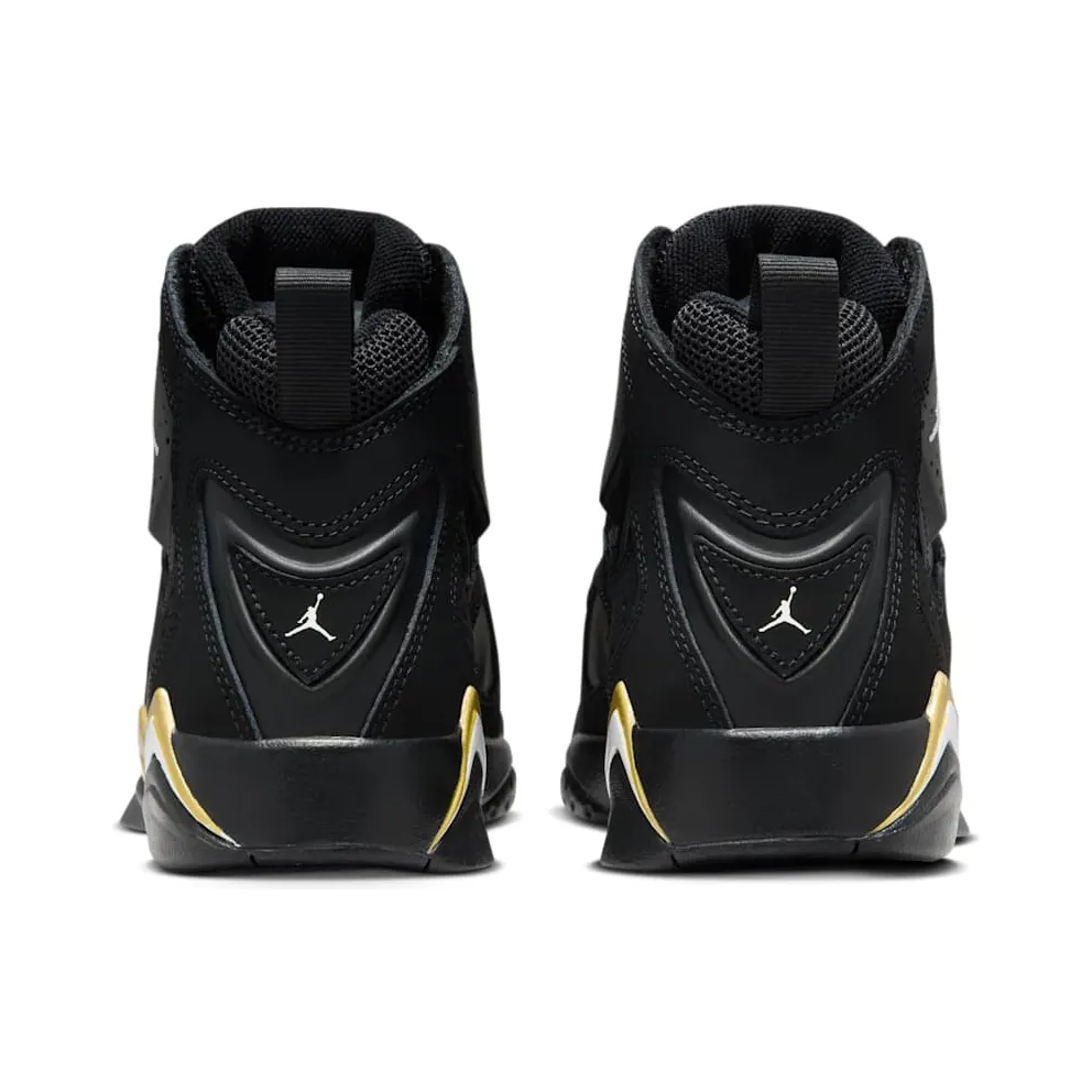 Jordan True Flight Black Metallic Gold White (343795-017)