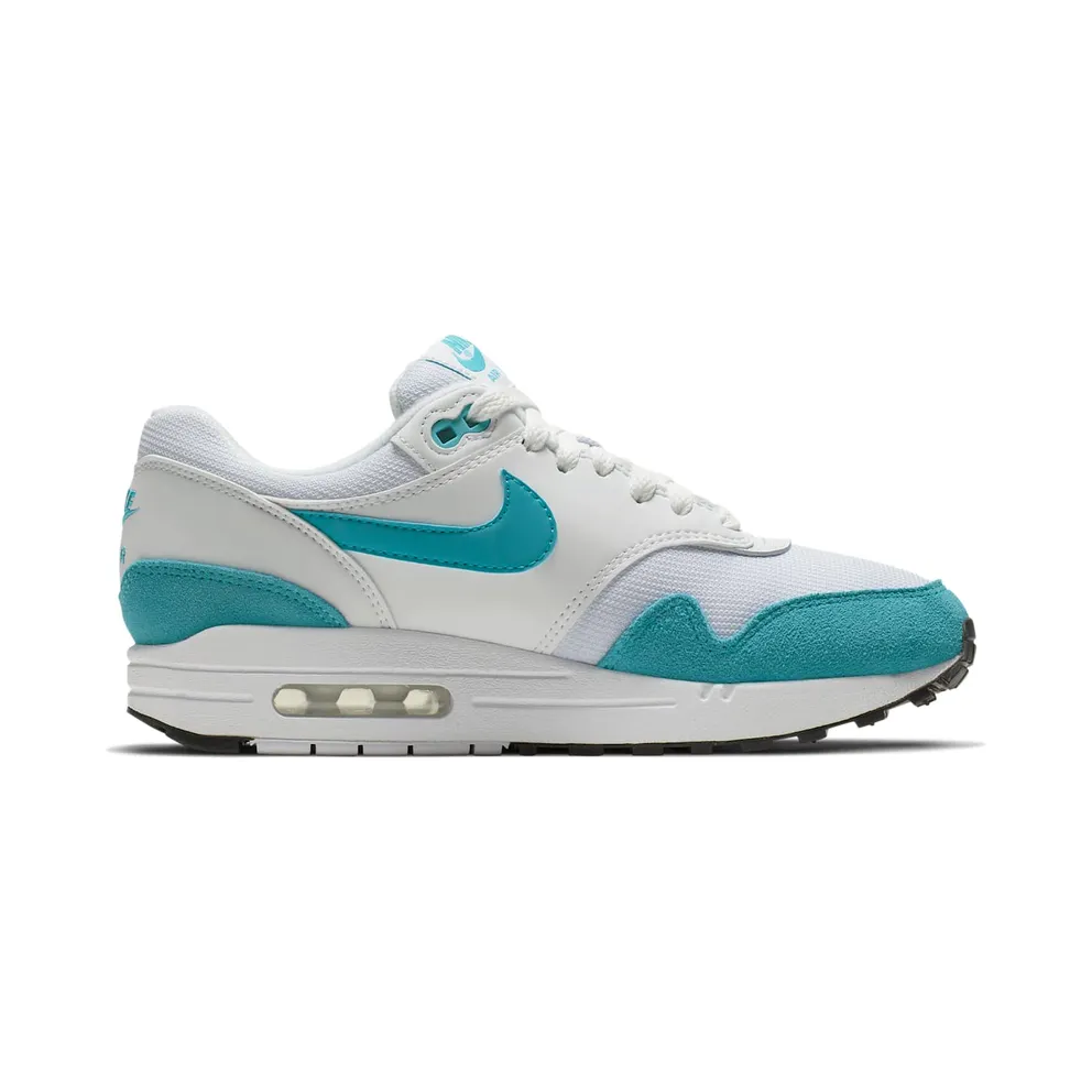 Nike Air Max 1 White Light Blue Fury (W) White/Light Blue Fury-Black (319986-117)