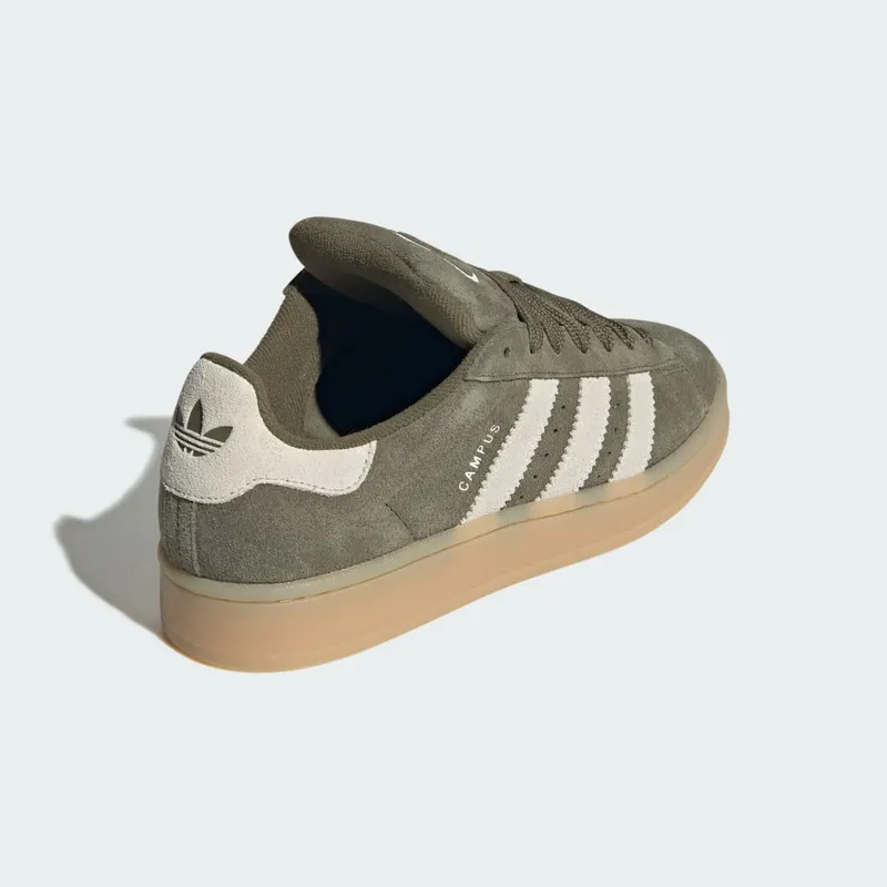 Adidas Campus 00s Medium Dark Khaki / Off White / Gum (JQ8355)