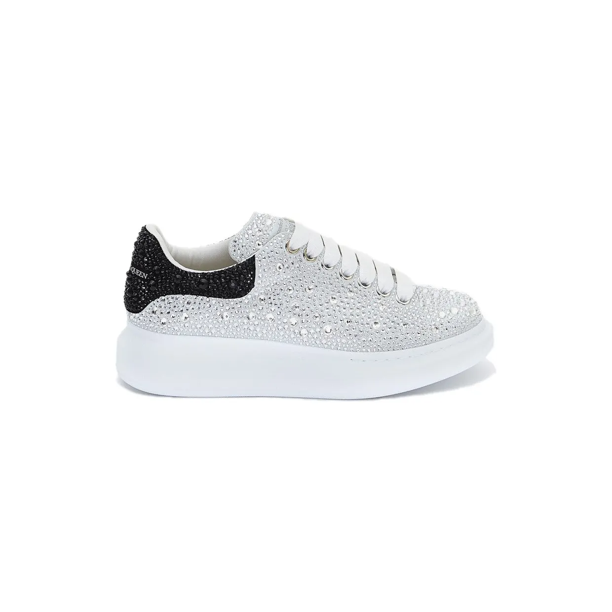 Alexander McQueen Oversized Crystal Embellished White (611697WHZ399329)