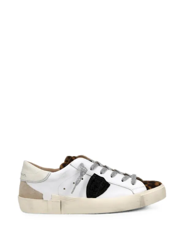 Philippe Model Paris Prsx mit Leopardenprint – White (PRLDVXA2)