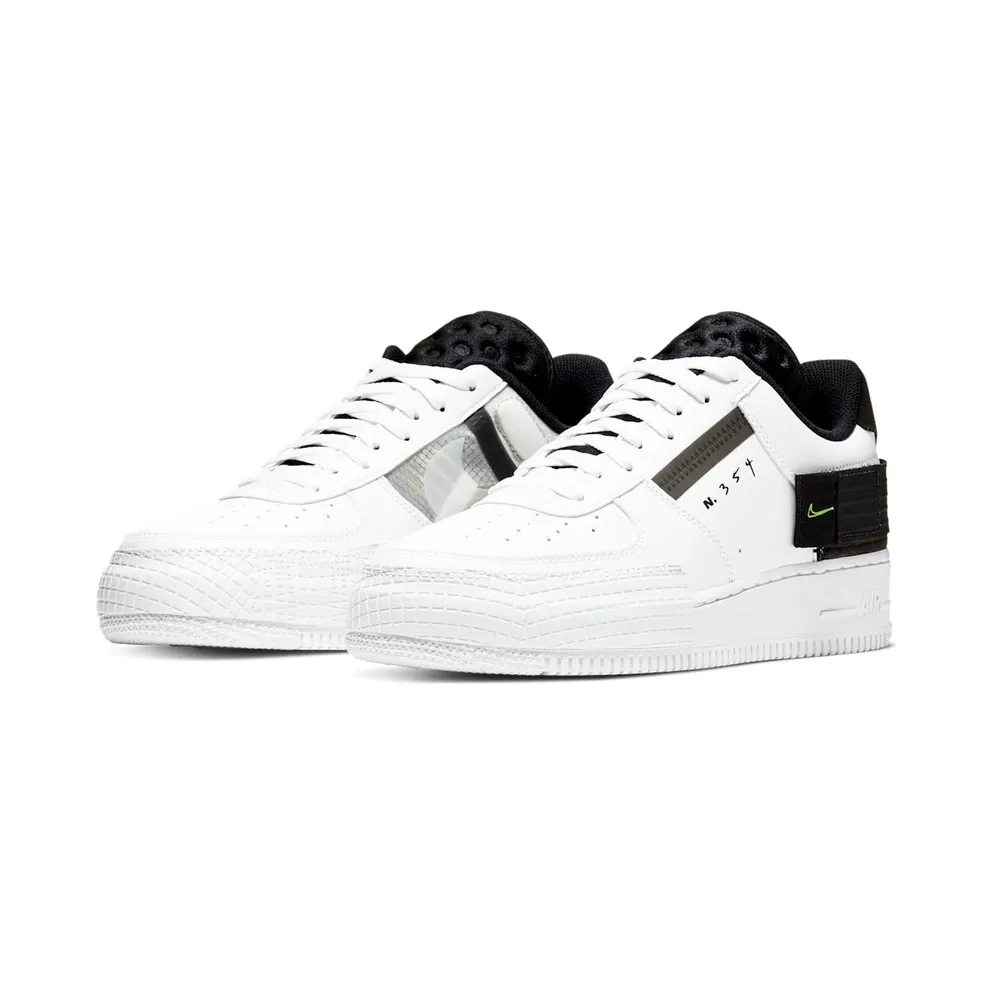 Nike Air Force AF 1 Type White Volt (2019) (AT7859-101)