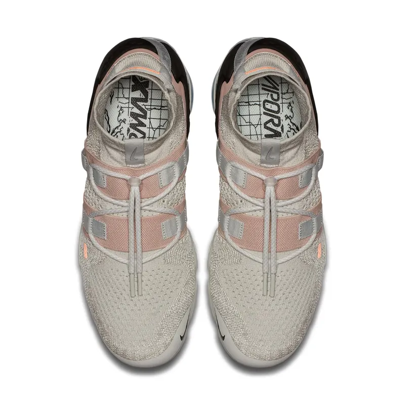 Nike Air VaporMax Utility Light Bone Light Bone/Summit White-Total Orange-Black (AH6834-002)
