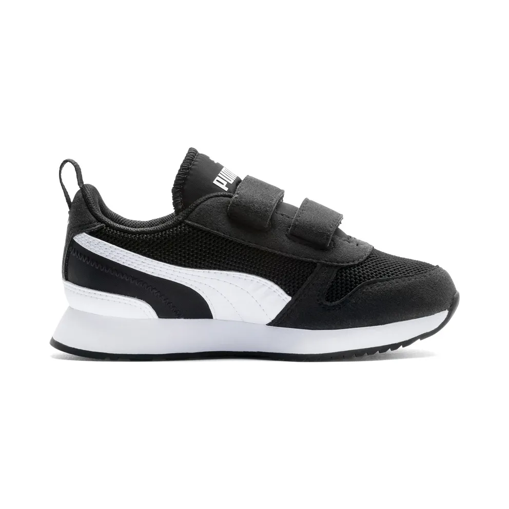 PUMA R78 Kids’ Black/White (373617-01)