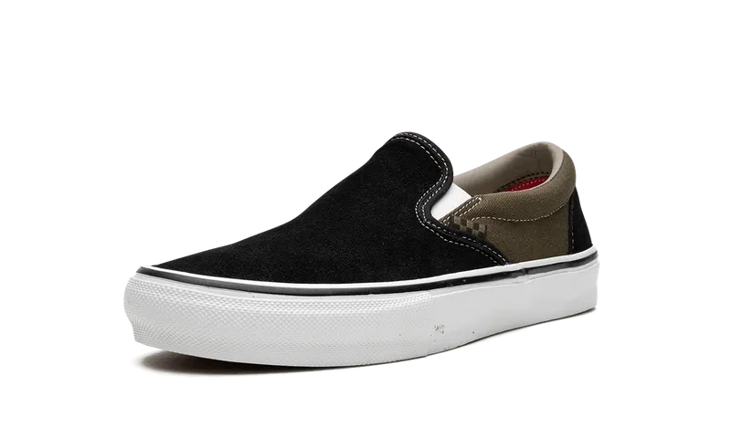 Vans Skate Slip-On “Black / Olive” (VN0A5FCAB1V)