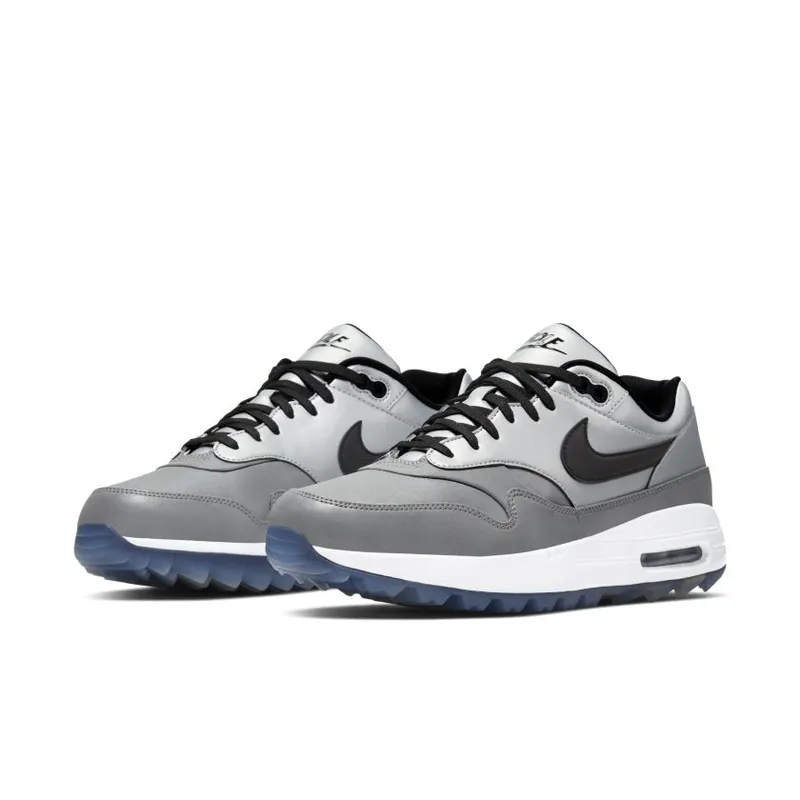 Nike Air Max 1 Golf Reflectivity Reflect Silver/Metallic Platinum-Opti Yellow-Black (BQ4804-005)