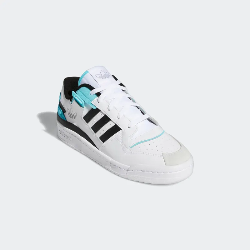 adidas Forum Exhibit Low Cloud White / Core Black / Pulse Aqua (GZ5390)