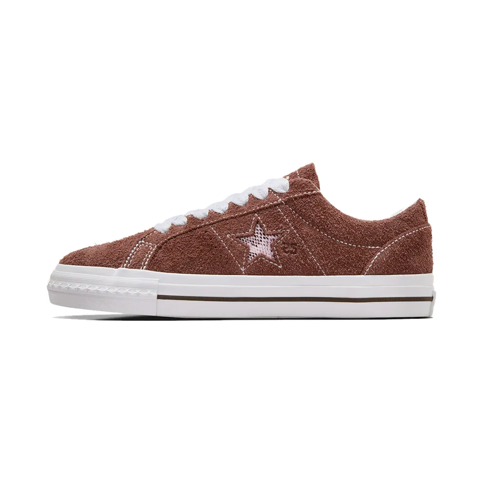 Converse CONS x Quartersnacks One Star Pro Dark Clove/White/Cherry – “Brown / White” (A09554C)