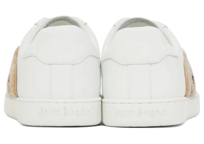 Palm Angels White Teddy Bear Tennis Sneakers (PMIA058C99LEA0010160) (2)