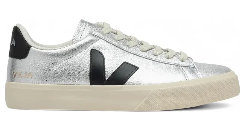 Veja Campo Leather Silver Black (CP0520786A)