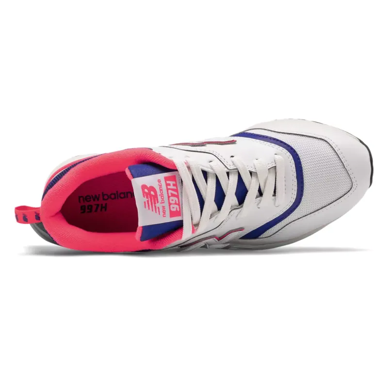 New Balance 997H White White/Pink-Blue (CM997HAJ)