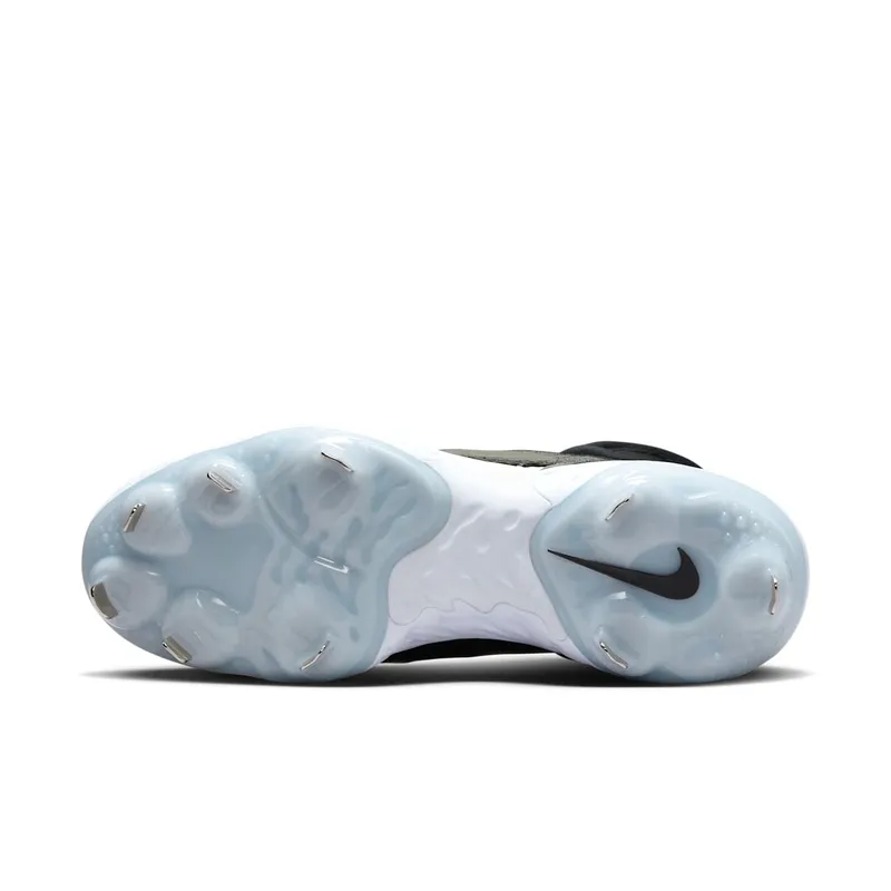 Nike Alpha Huarache Elite 4 Mid Black Blue Tint Pure Platinum White (DJ6520-001)