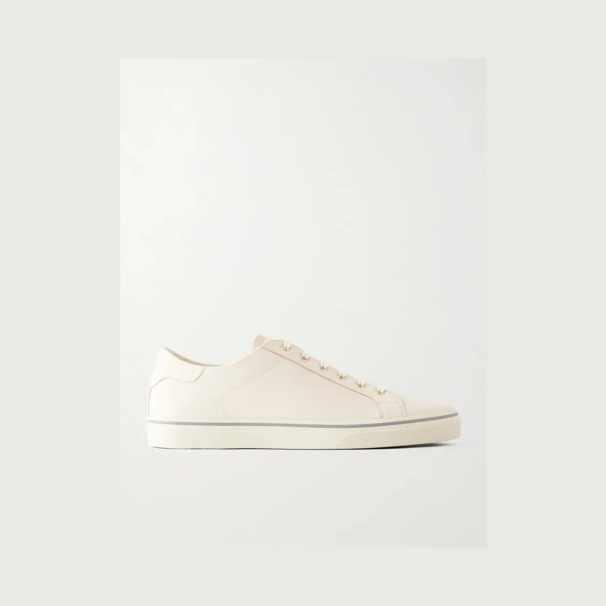 Brunello Cucinelli Leather Sneakers Cream (MPULMOZ341)
