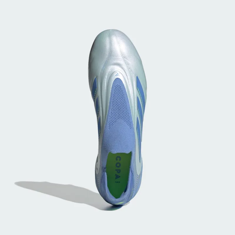 adidas Copa Pure 3 Elite Laceless SG Halo Blue Fusion Lucid Lemon (IH0857)