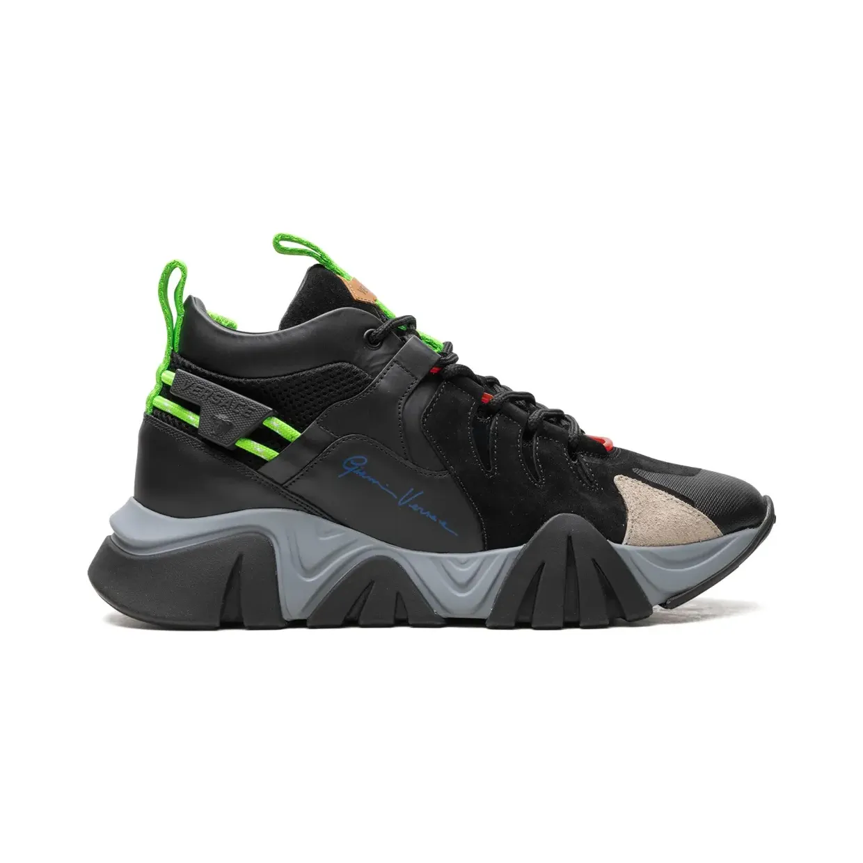 Versace Squalo Black/Fluorescent Green “Black” (DSU7886DCRVIMG)