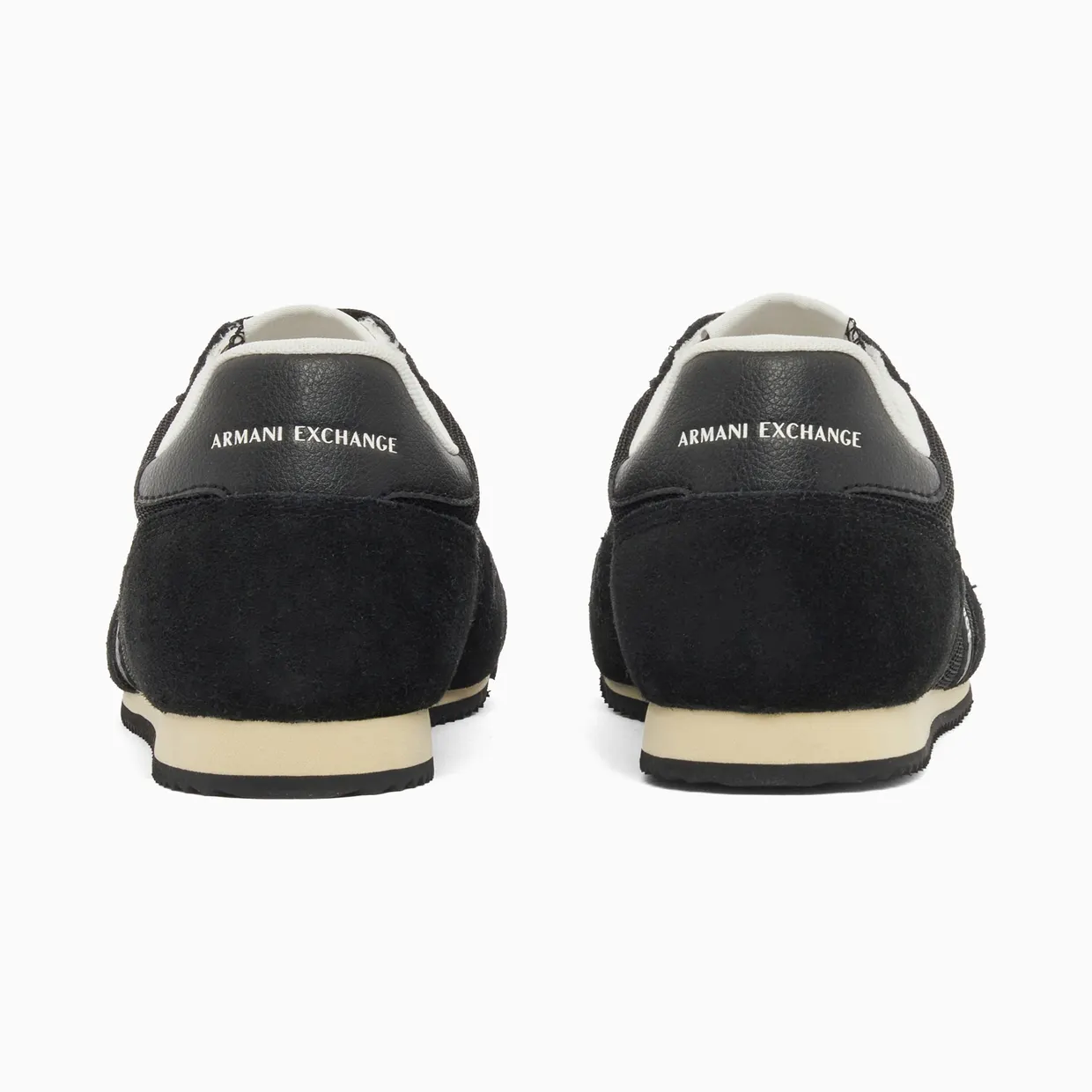 Armani Lace-Up Sneakers In Suede And Mesh With A Rubber Sole (XM002616-AF22755-MC005) (4)
