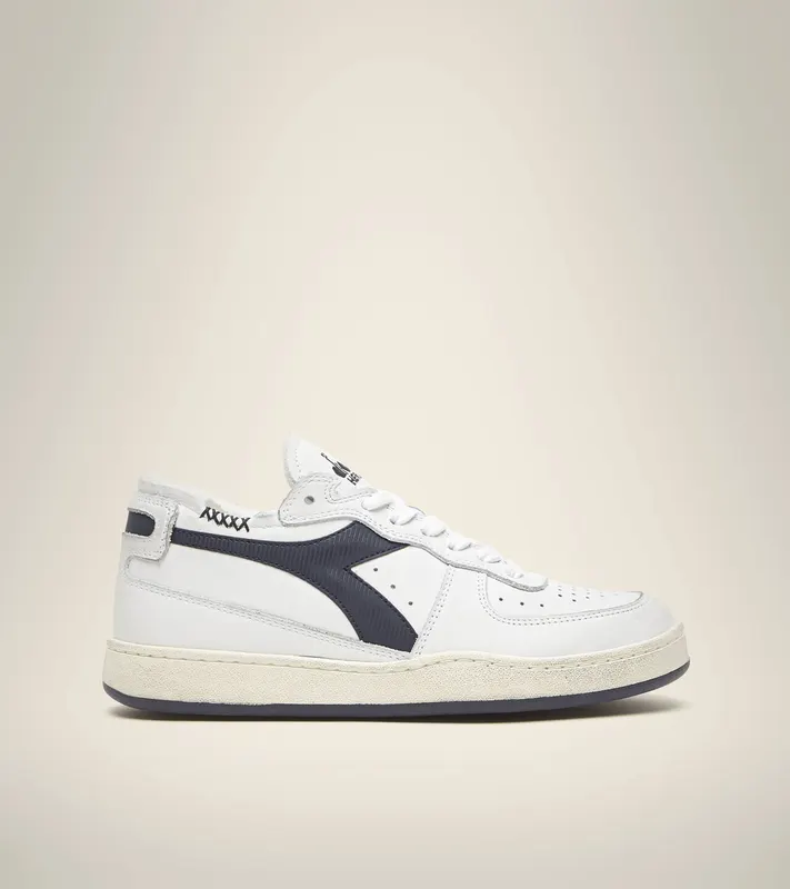 Diadora Mi Basket Row Cut White / Blue Corsaro (201176282C1494)