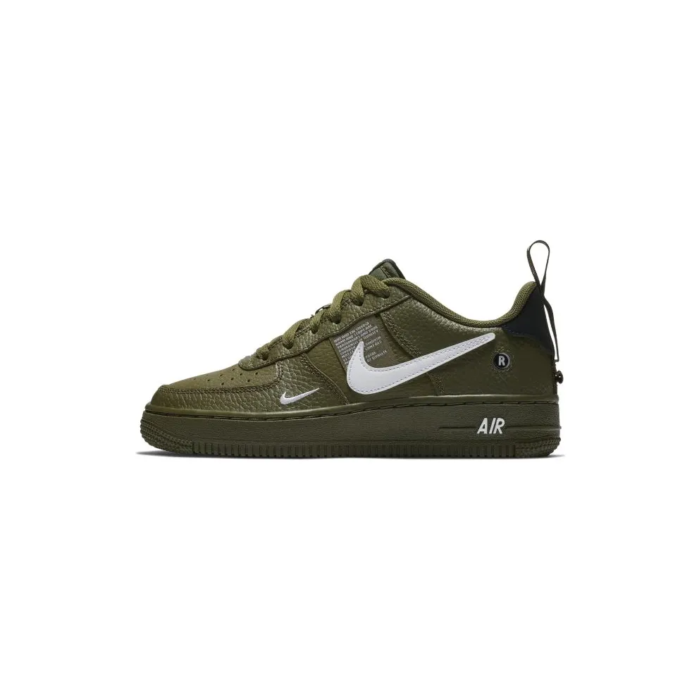 Nike Air Force 1 Low Utility Olive Canvas (GS) Olive Canvas/Black-White-Tour Yellow (AR1708-300)