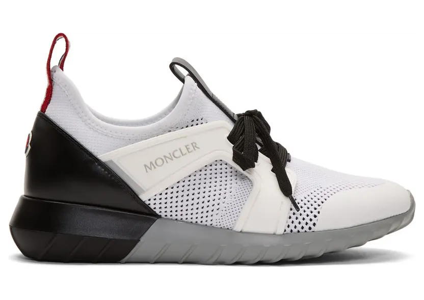 Moncler White Emilien Sneakers (E209A 10141 00 02S0Q)