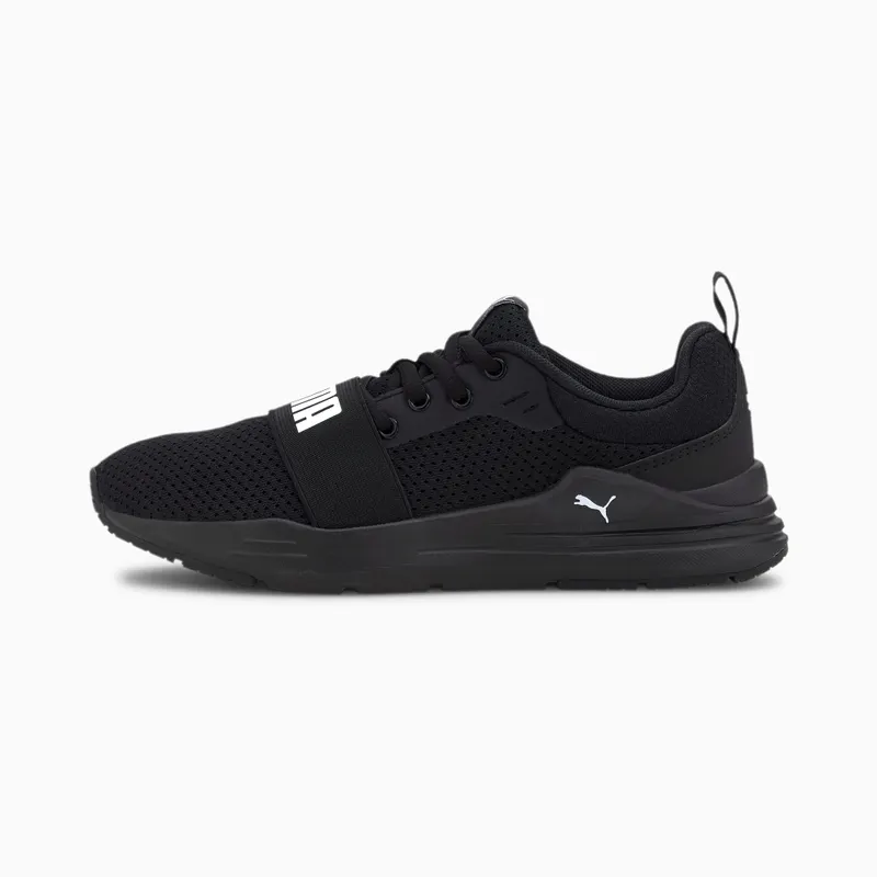 PUMA Wired Run Youth Black/White (374214-01)