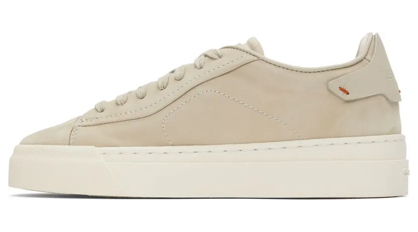 Santoni Grey Nubuck Suede Sneakers (WBGT60966PNNCSBNI45) (3)