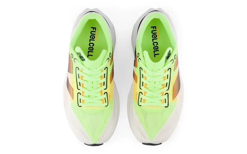 New Balance FuelCell Rebel v4 Bleached Lime Glo Hot Mango (MFCXLL4)