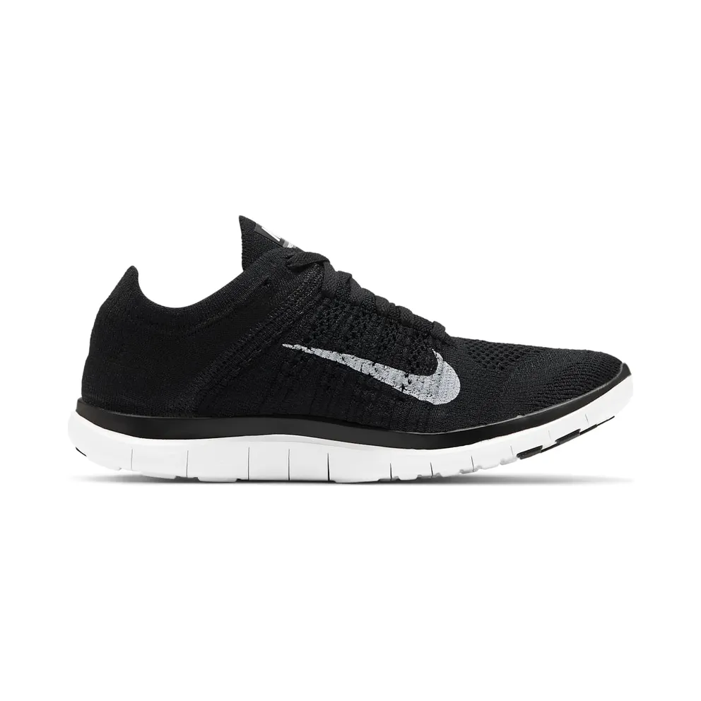 Nike Free 4.0 Flyknit Black White (2020) “Black / Dark Grey / White” (631050-001)
