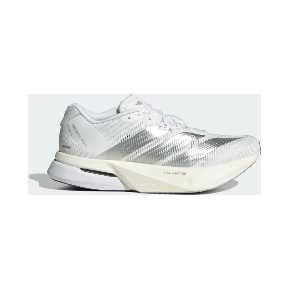 adidas Adizero Boston 13 Cloud White Matte Silver Dash Grey (JS4948)