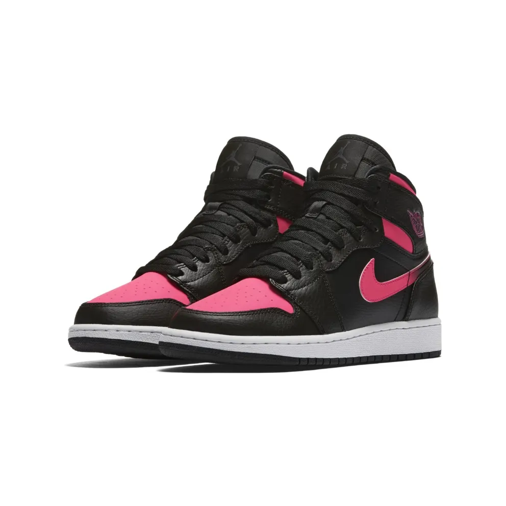 Jordan 1 Retro High Black Hyper Pink (GS) Black/Black-Hyper Pink-White (332148-019)