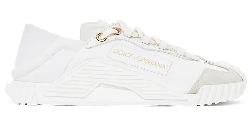 Dolce & Gabbana White NS1 Low Sneakers (CK1754 AO539)