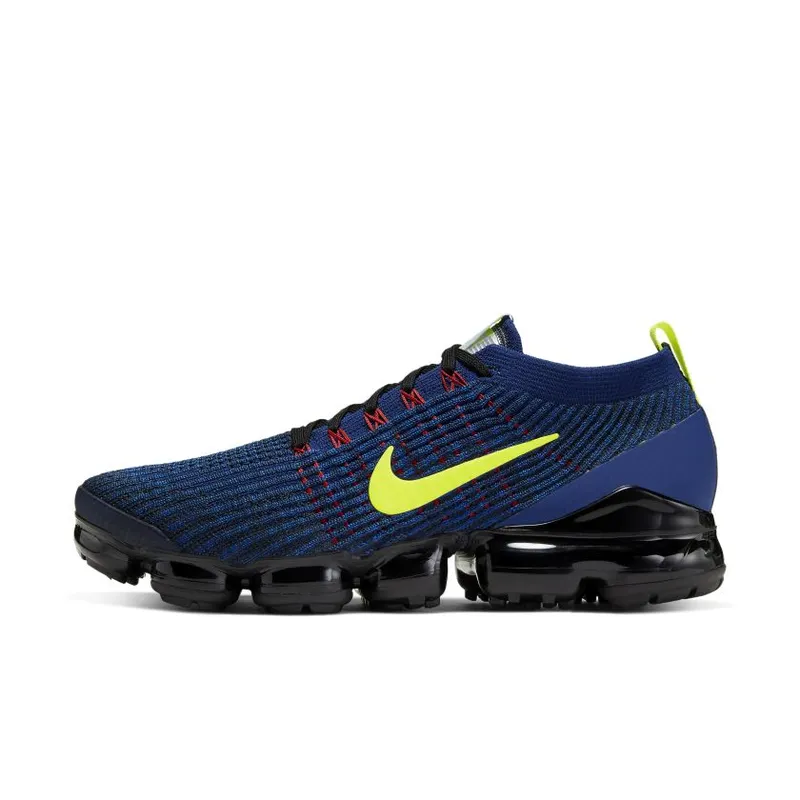 Nike Air VaporMax Flyknit 3 Deep Royal Volt Deep Royal Blue/Blackened Blue-Black-Lemon Venom (AJ6900-402)