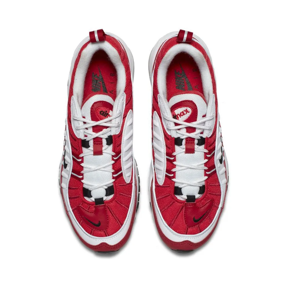 Nike Air Max 98 Gym Red (W) White/Black-Gym Red-Reflect Silver (AH6799-101)