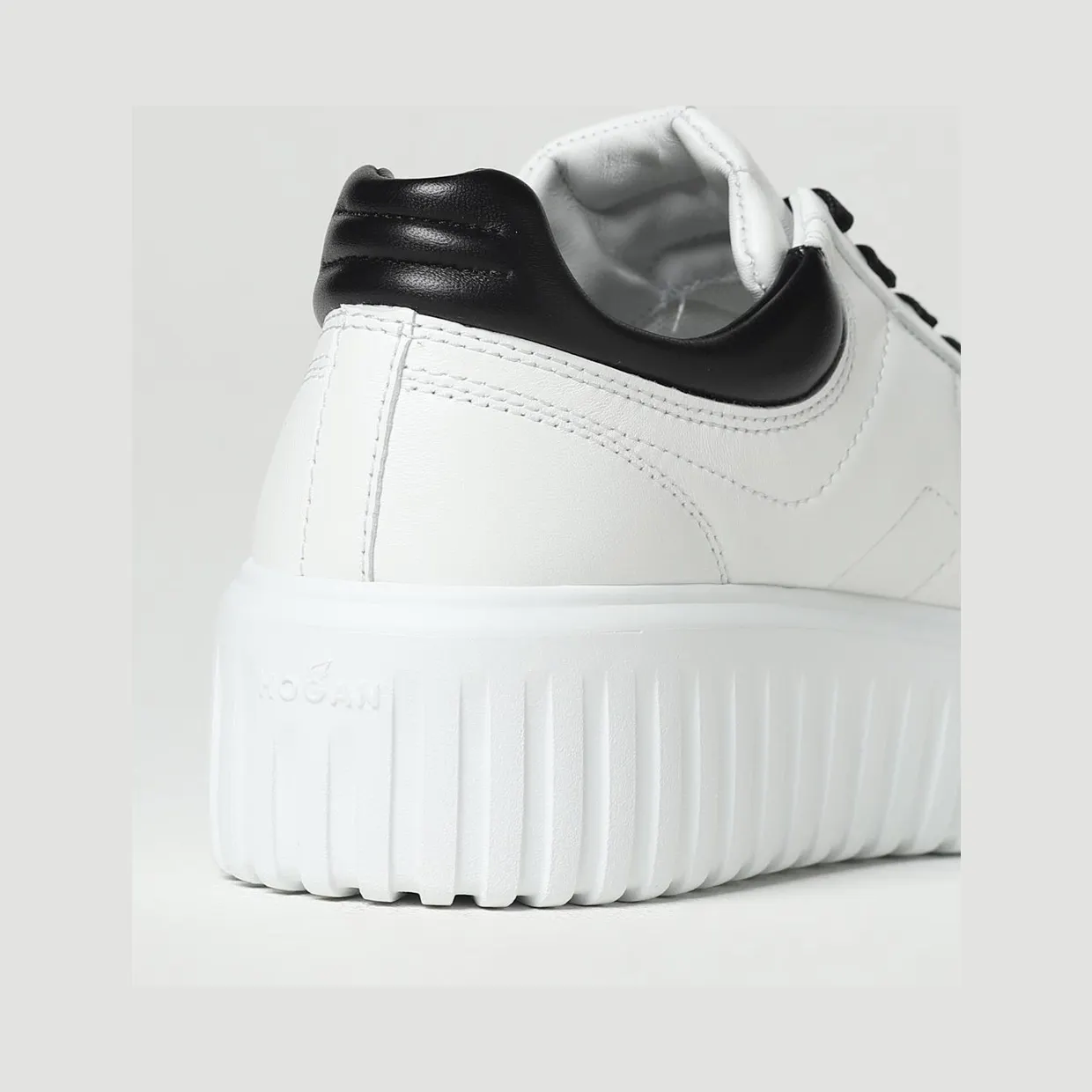 Hogan H-Stripes Sneakers in Nappa Leather White (HXW6450FC60LE90001) (2)