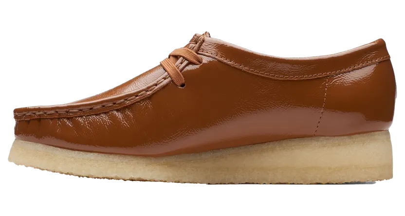 Clarks Wallabee “Dusk Brown Pat” (26176553)