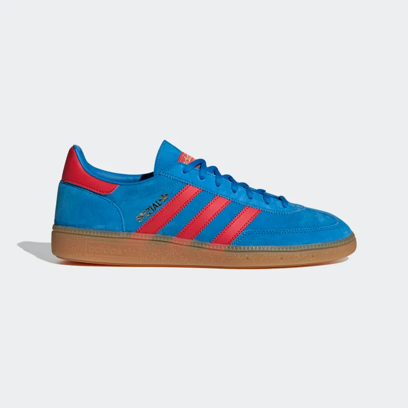 adidas Handball Spezial Bright Blue / Vivid Red / Gold Metallic (FX5675)