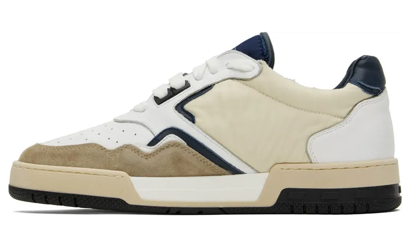 Rhude White & Navy Racing Sneakers (RHPF22FO02178811) (3)