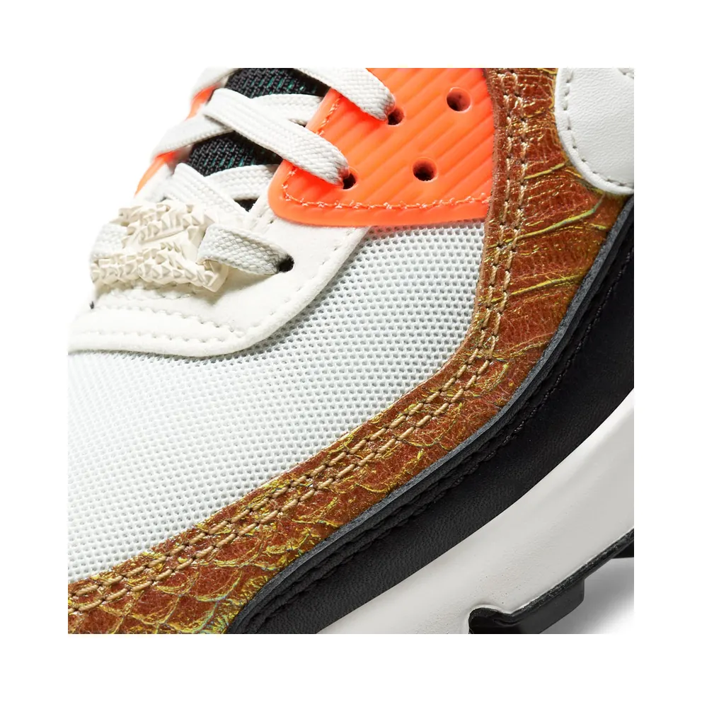 Nike Air Max 90 Gold Reptile (W) Black/White-Tawny (CW2656-001)