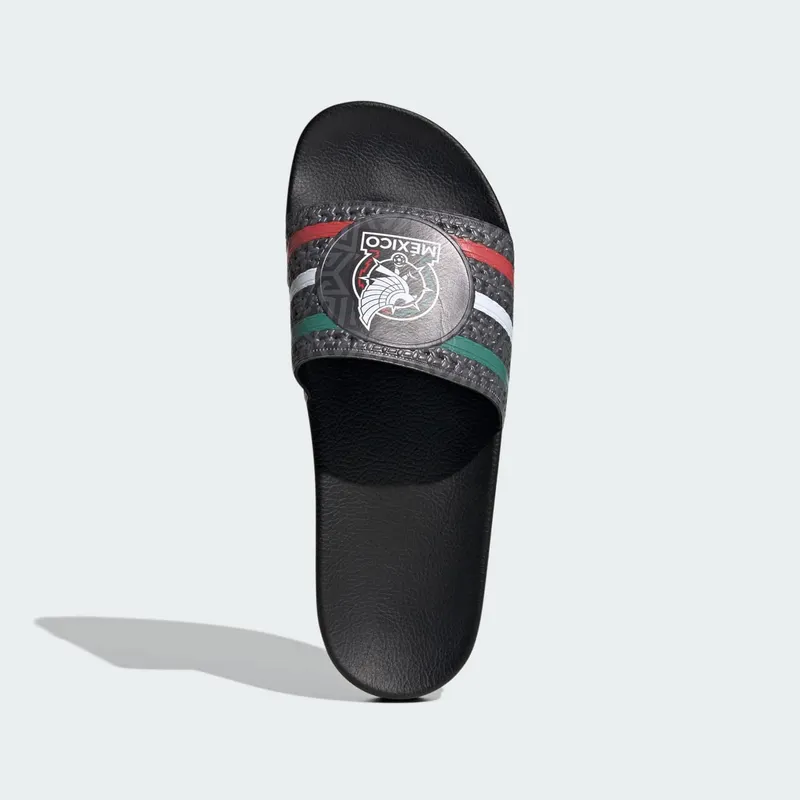 Adidas MEXICO TREFOIL Slides Core Black / Better Scarlet / Core Black (KZ9408)