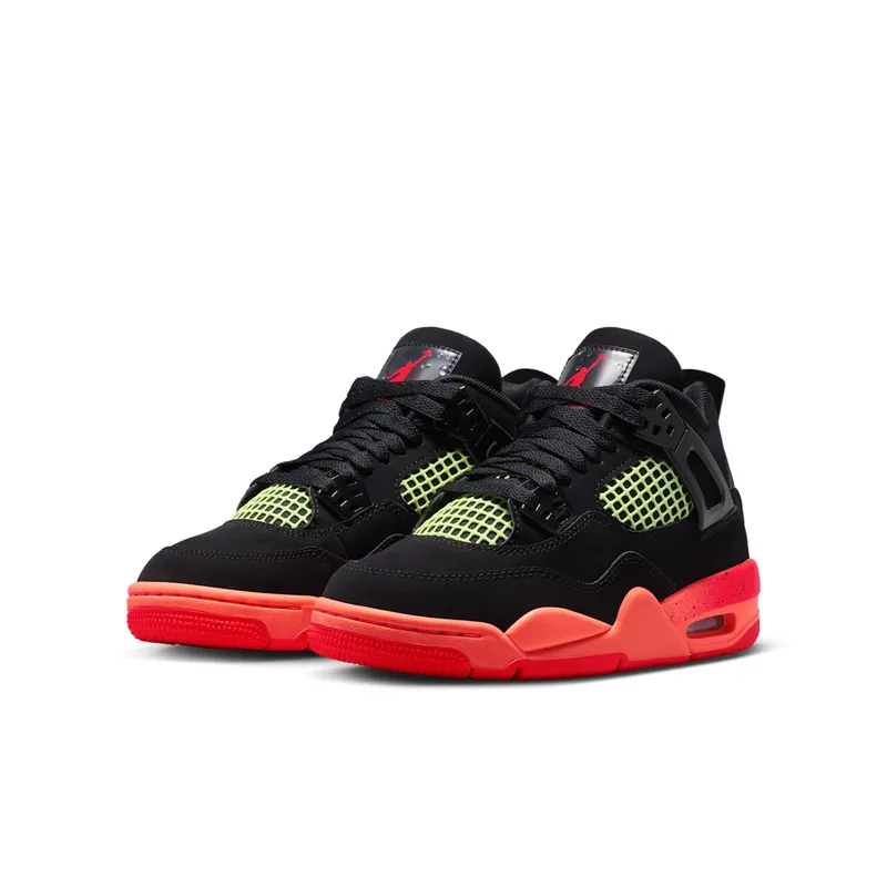 Air Jordan 4 Retro GS “Black Infrared Barely Volt” (II1271-001)