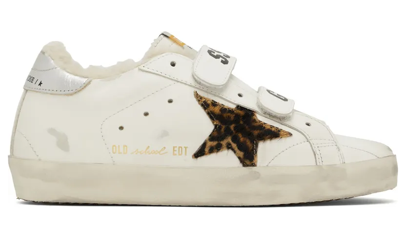 Golden Goose White Old Skool Sneakers (WF00111.F003348.11227)