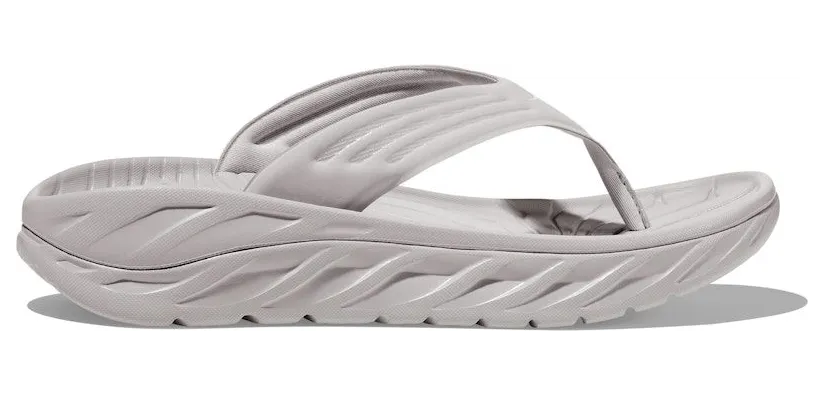Hoka One Ora Recovery Flip Lunar Rock White (1099675-LRWH)