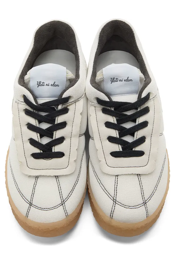 MM6 Maison Margiela Black Inside Out 6 Court Sneakers (S66WS0061 P4403) (5)