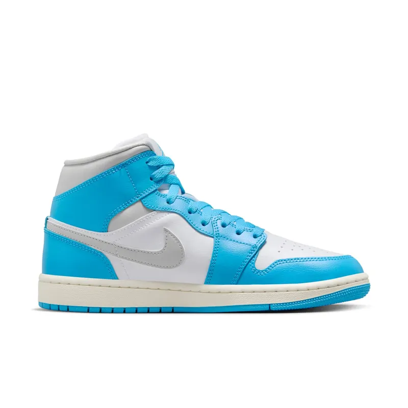Jordan 1 Mid “Dark Powder Blue White Sail Neutral Grey” (BQ6472-400)